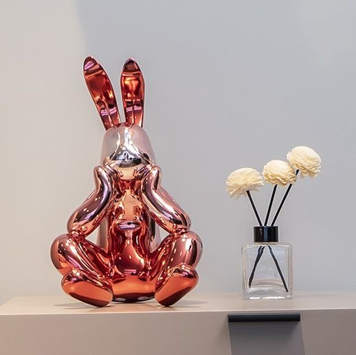 Mr. Rabbit - Thinking Rabbit - Electroplating (5)